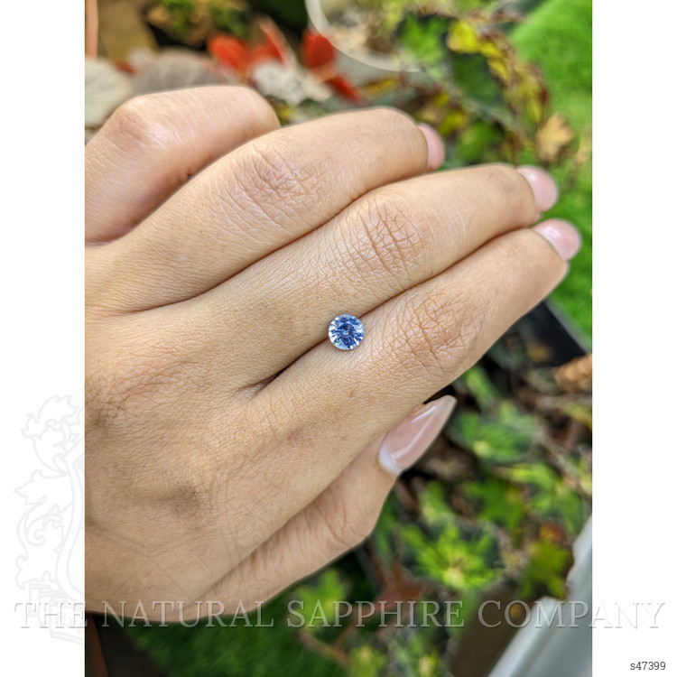 0.73 Ct. Blue Sapphire from Ceylon (Sri Lanka)