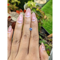 0.73 Ct. Blue Sapphire from Ceylon (Sri Lanka) Life Style