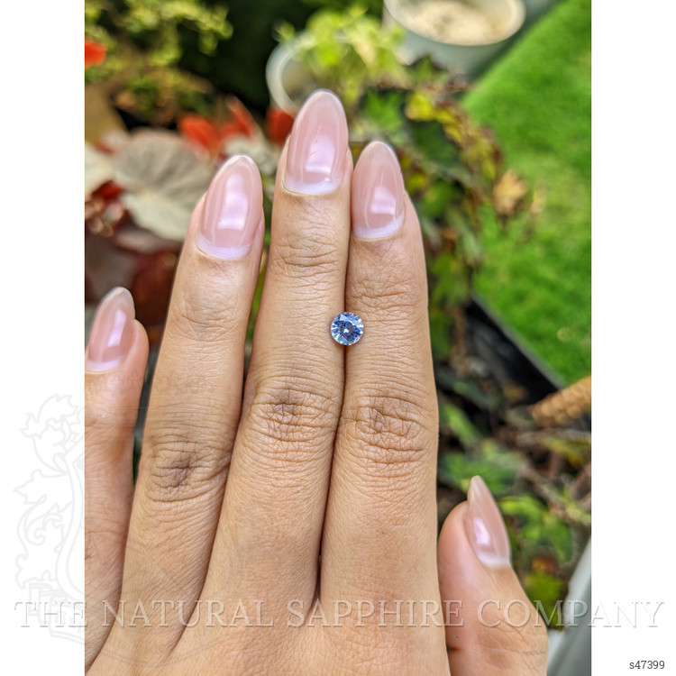 0.73 Ct. Blue Sapphire from Ceylon (Sri Lanka)