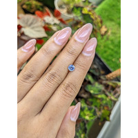 0.73 Ct. Blue Sapphire from Ceylon (Sri Lanka) Life Style