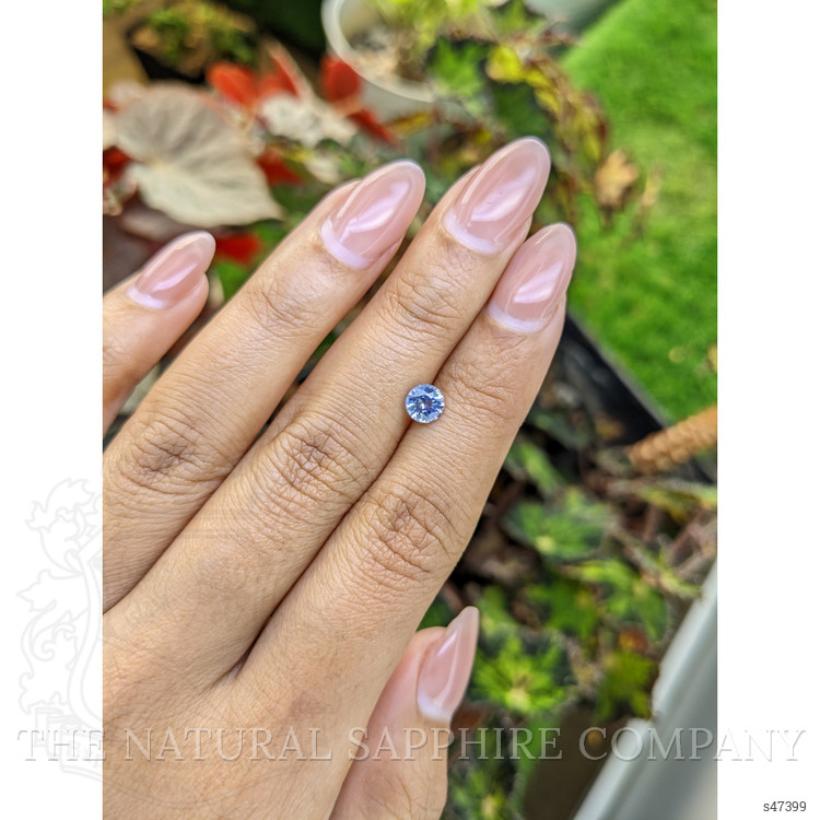 0.73 Ct. Blue Sapphire from Ceylon (Sri Lanka)