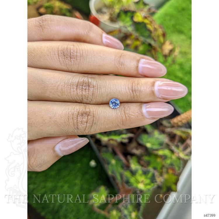 0.73 Ct. Blue Sapphire from Ceylon (Sri Lanka)