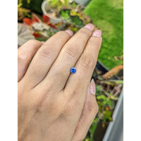 0.48 Ct. Blue Sapphire from Ceylon (Sri Lanka) Life Style