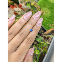 0.48 Ct. Blue Sapphire from Ceylon (Sri Lanka) Life Style