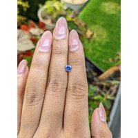 0.45 Ct. Blue Sapphire from Ceylon (Sri Lanka) Life Style