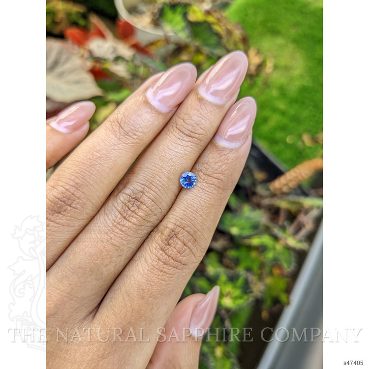 0.45 Ct. Blue Sapphire from Ceylon (Sri Lanka)