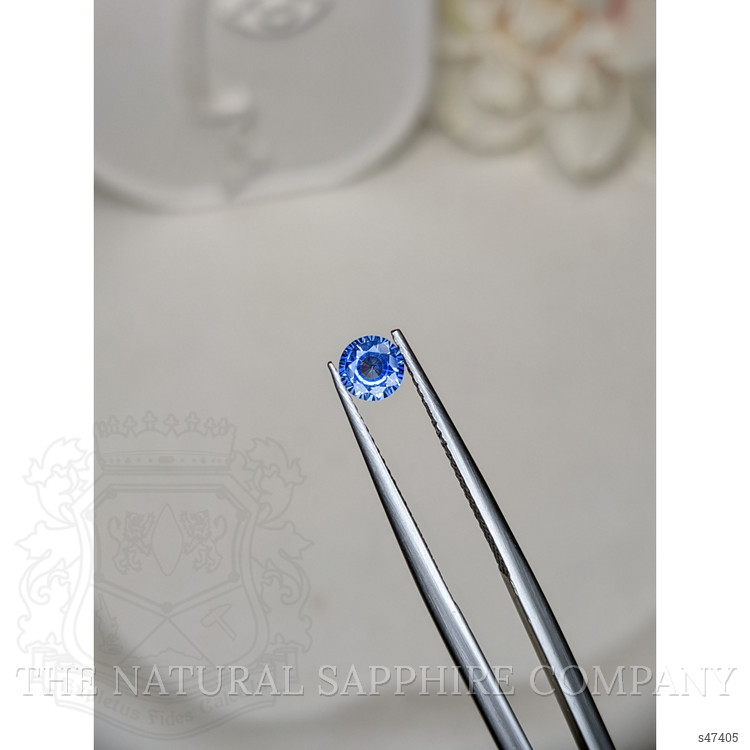 0.45 Ct. Blue Sapphire from Ceylon (Sri Lanka)