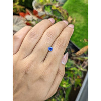 0.55 Ct. Blue Sapphire from Ceylon (Sri Lanka) Life Style