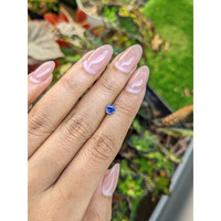 0.55 Ct. Blue Sapphire from Ceylon (Sri Lanka) Life Style