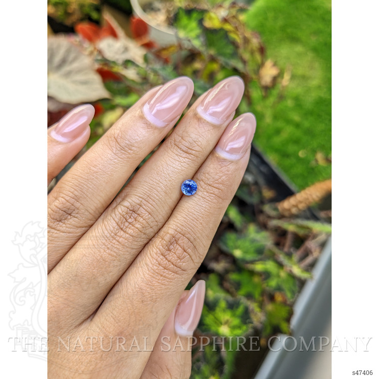 0.55 Ct. Blue Sapphire from Ceylon (Sri Lanka)