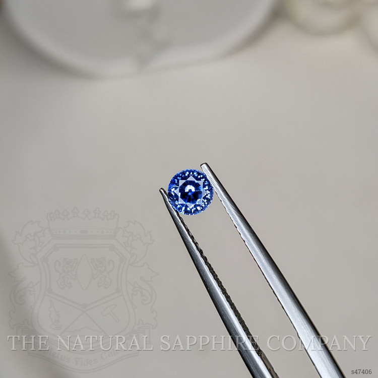 0.55 Ct. Blue Sapphire from Ceylon (Sri Lanka)