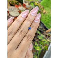 0.53 Ct. Blue Sapphire from Ceylon (Sri Lanka) Life Style