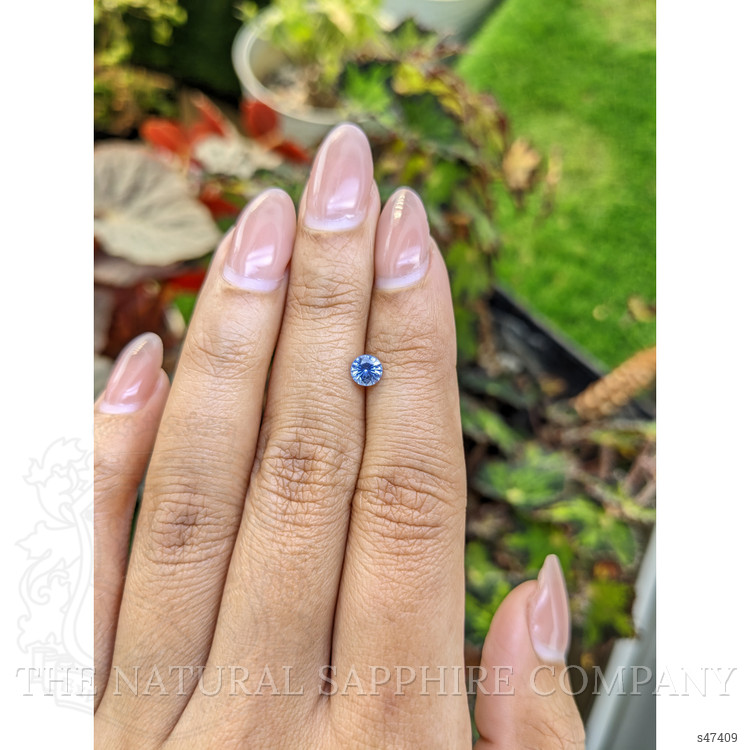 0.53 Ct. Blue Sapphire from Ceylon (Sri Lanka)
