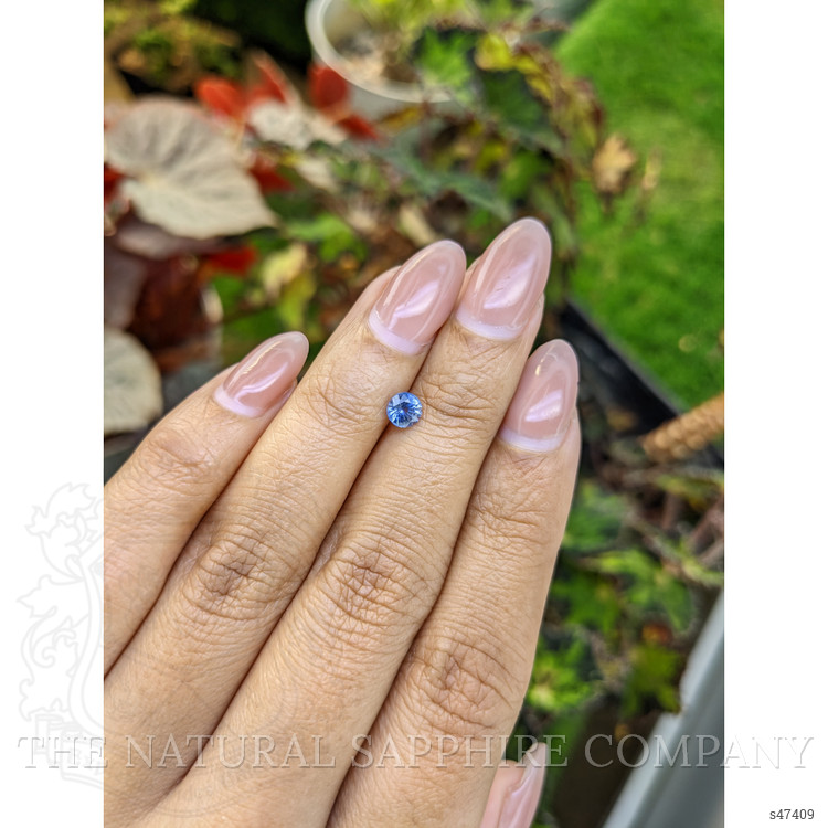 0.53 Ct. Blue Sapphire from Ceylon (Sri Lanka)