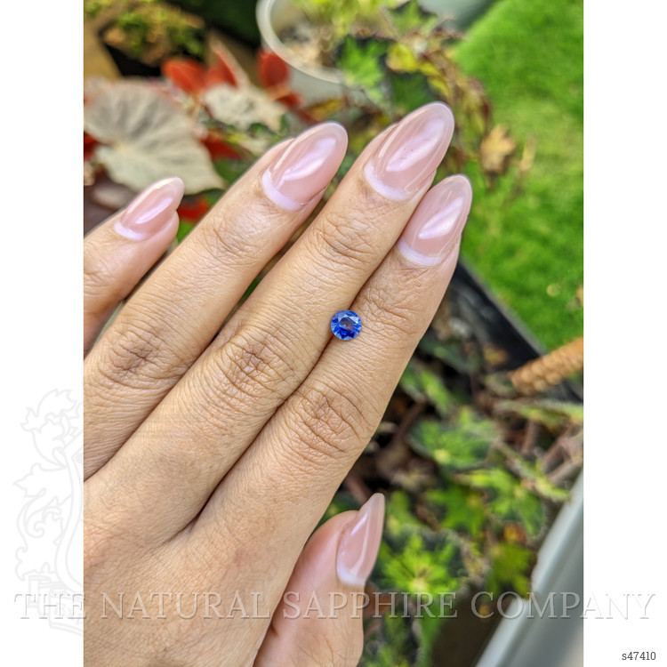 0.55 Ct. Blue Sapphire from Ceylon (Sri Lanka)