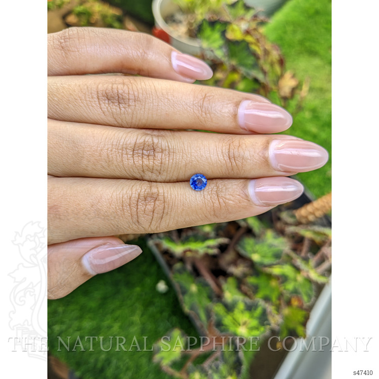 0.55 Ct. Blue Sapphire from Ceylon (Sri Lanka)