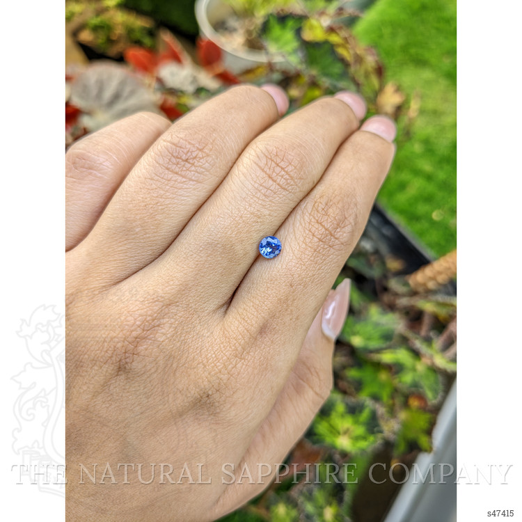 0.52 Ct. Blue Sapphire from Ceylon (Sri Lanka)