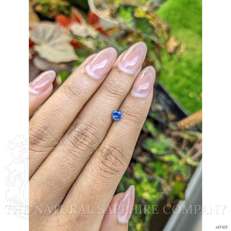 0.52 Ct. Blue Sapphire from Ceylon (Sri Lanka)