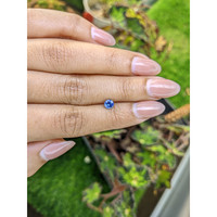 0.52 Ct. Blue Sapphire from Ceylon (Sri Lanka) Life Style