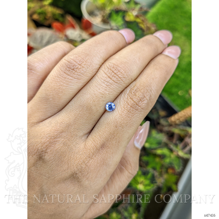 0.42 Ct. Blue Sapphire from Ceylon (Sri Lanka)