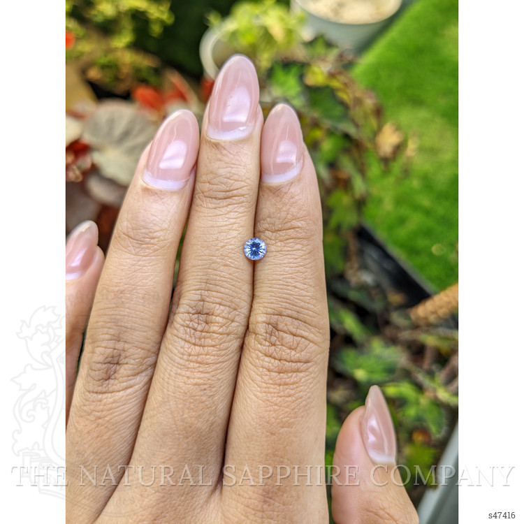 0.42 Ct. Blue Sapphire from Ceylon (Sri Lanka)