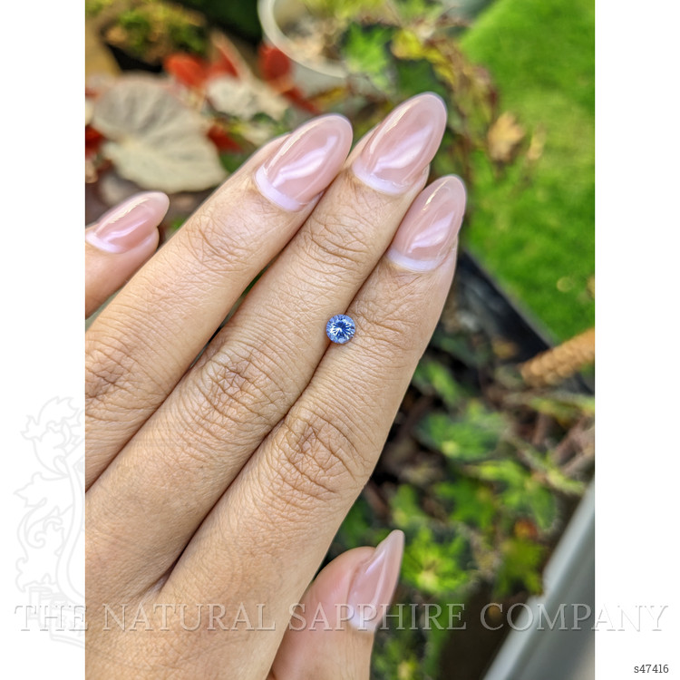 0.42 Ct. Blue Sapphire from Ceylon (Sri Lanka)