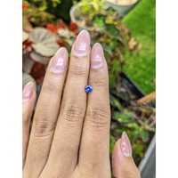 0.45 Ct. Blue Sapphire from Ceylon (Sri Lanka) Life Style