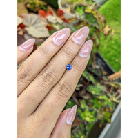 0.45 Ct. Blue Sapphire from Ceylon (Sri Lanka) Life Style
