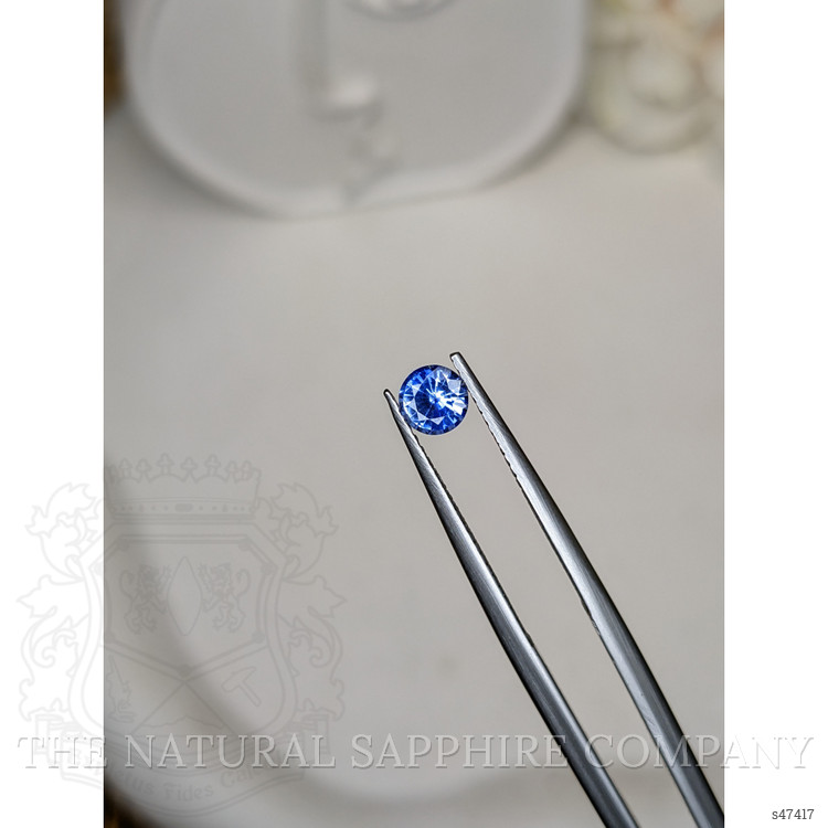 0.45 Ct. Blue Sapphire from Ceylon (Sri Lanka)