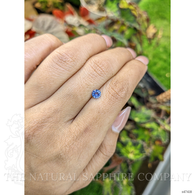 0.48 Ct. Blue Sapphire from Ceylon (Sri Lanka)