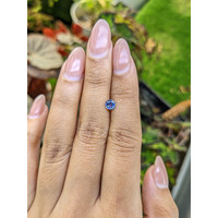 0.48 Ct. Blue Sapphire from Ceylon (Sri Lanka) Life Style