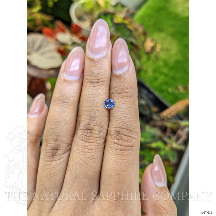 0.48 Ct. Blue Sapphire from Ceylon (Sri Lanka)