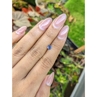 0.48 Ct. Blue Sapphire from Ceylon (Sri Lanka) Life Style