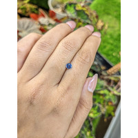 0.55 Ct. Blue Sapphire from Ceylon (Sri Lanka) Life Style