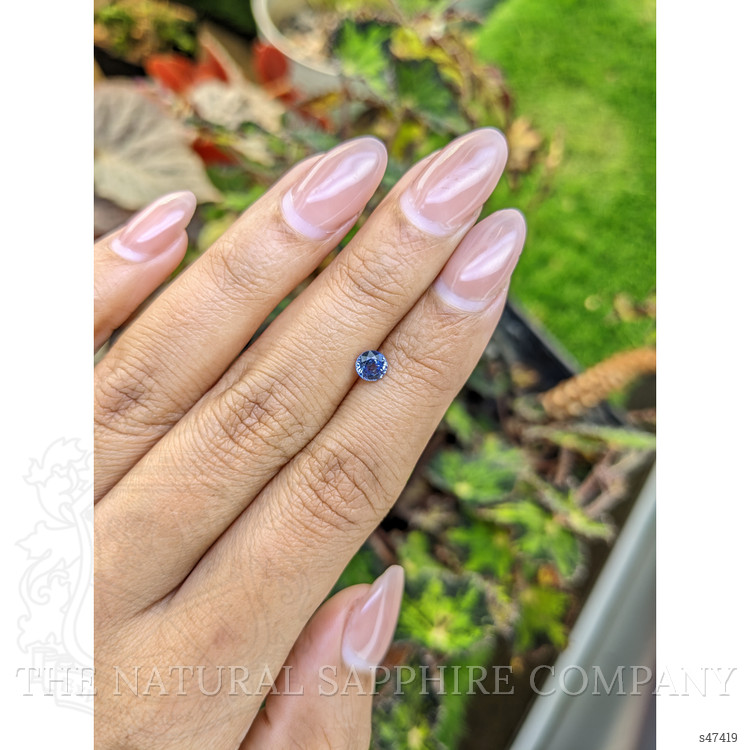 0.55 Ct. Blue Sapphire from Ceylon (Sri Lanka)