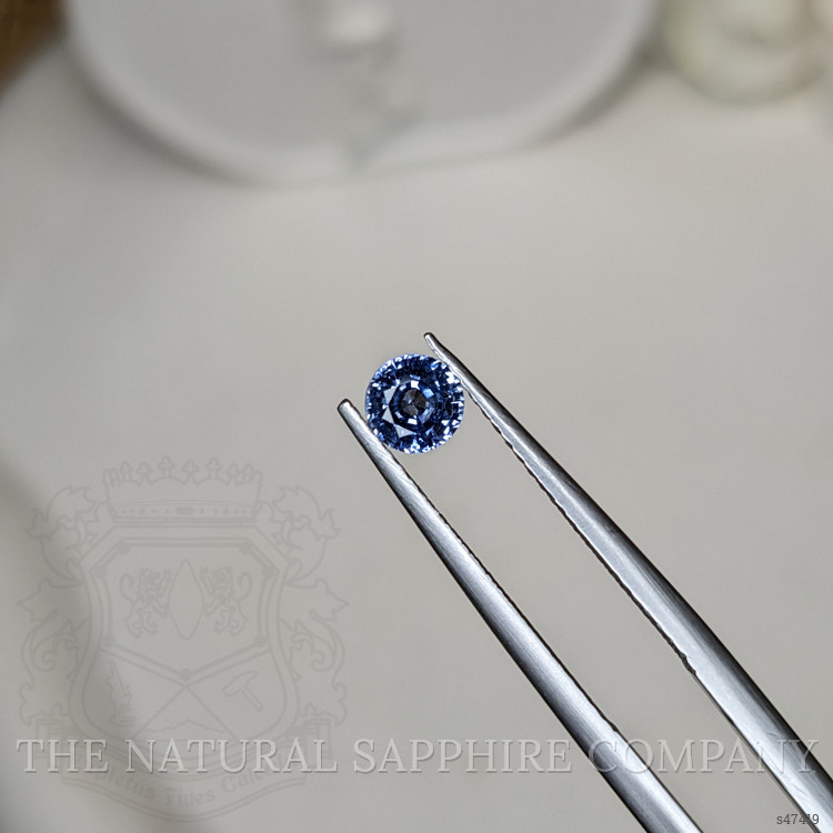 0.55 Ct. Blue Sapphire from Ceylon (Sri Lanka)