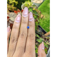 0.45 Ct. Blue Sapphire from Ceylon (Sri Lanka) Life Style