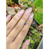 0.45 Ct. Blue Sapphire from Ceylon (Sri Lanka) Life Style