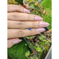 0.45 Ct. Blue Sapphire from Ceylon (Sri Lanka) Life Style