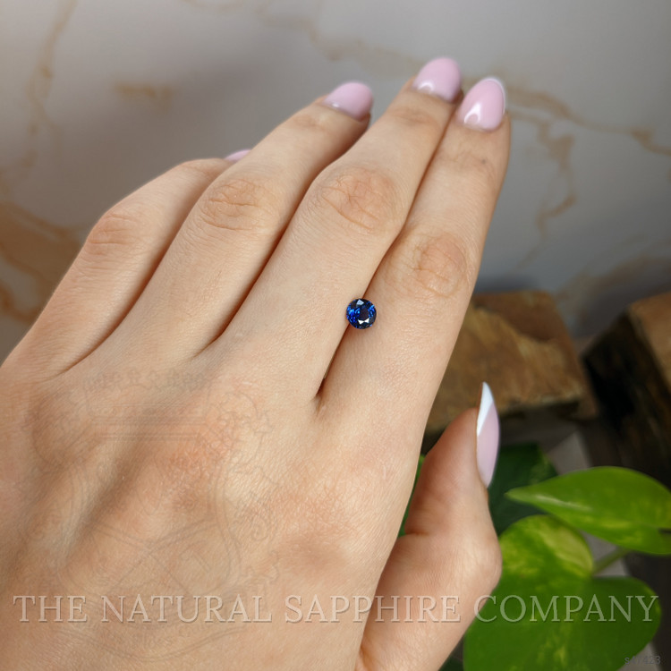 0.83 Ct. Blue Sapphire from Thailand