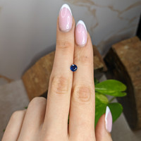 0.83 Ct. Blue Sapphire from Thailand Life Style