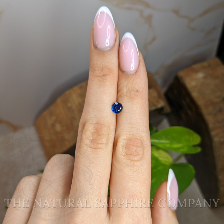 0.83 Ct. Blue Sapphire from Thailand