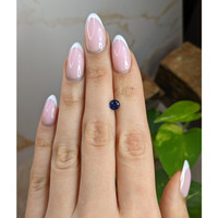 0.83 Ct. Blue Sapphire from Thailand Life Style