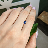0.94 Ct. Blue Sapphire from Thailand Life Style