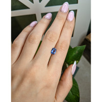 1.38 Ct. Blue Sapphire from Ceylon (Sri Lanka) Life Style
