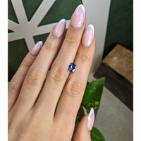 1.38 Ct. Blue Sapphire from Ceylon (Sri Lanka) Life Style