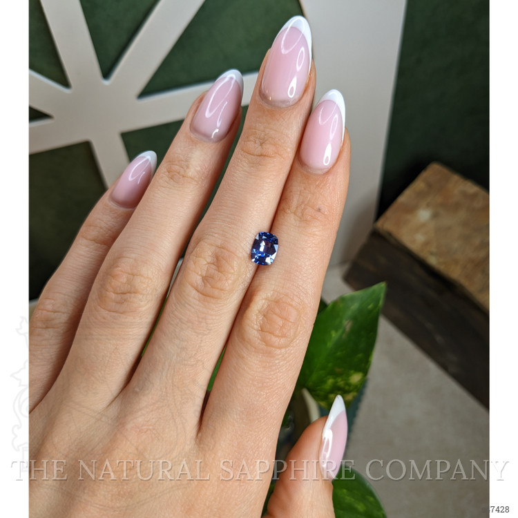 1.38 Ct. Blue Sapphire from Ceylon (Sri Lanka)