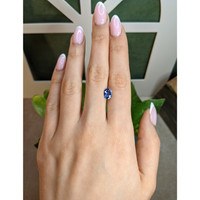 1.38 Ct. Blue Sapphire from Ceylon (Sri Lanka) Life Style