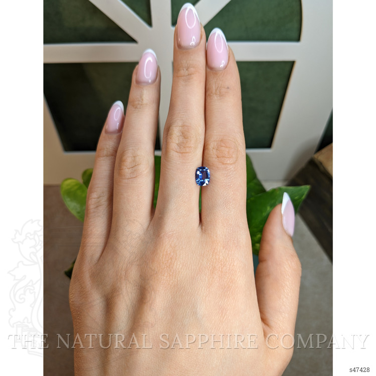 1.38 Ct. Blue Sapphire from Ceylon (Sri Lanka)