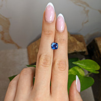 2.31 Ct. Blue Sapphire from Ceylon (Sri Lanka) Life Style